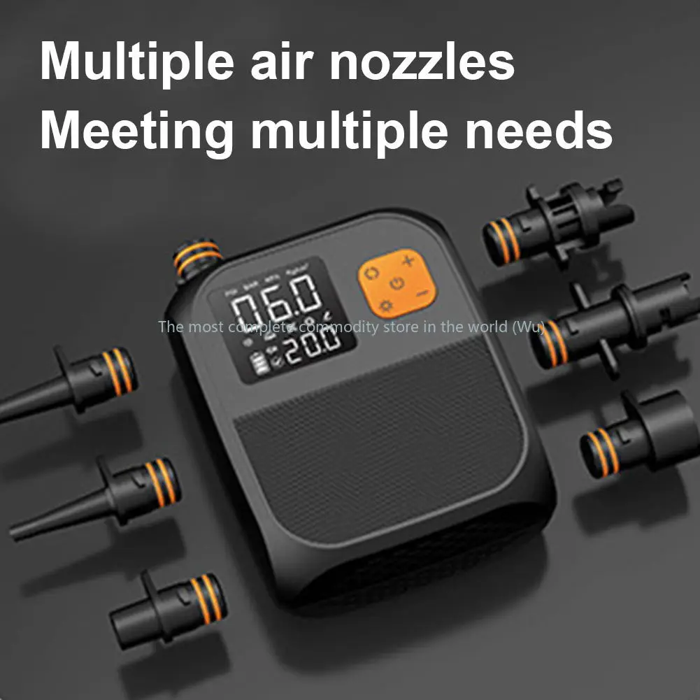 

SUP Boat Accessories High Pressure 25PSI Portable Air Compressor Inflation Paddle Board Pump for Surfing Kite Mattress Tent