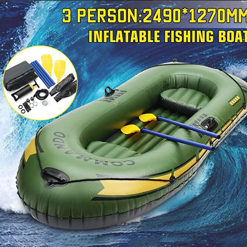 1PC PVC Opblaasbare Zetel Luchtkussen Mat Waterdichte Opblaasbare Vissersboot Drifting Boten Kussen