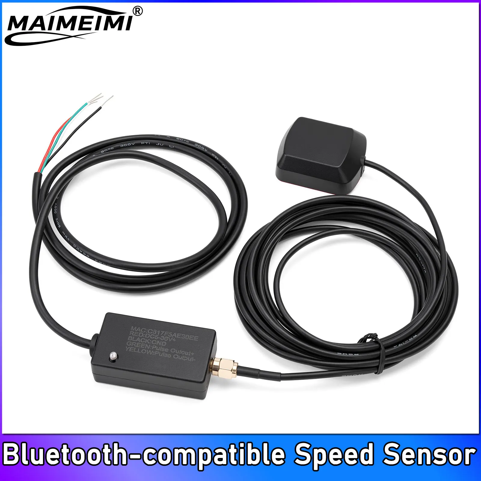 1Set Speedometer Sensor Bluetooth-compatible Speed Adapter Wireless GPS Speed Sensor Waterproof Car Bicycle Bike Accessories