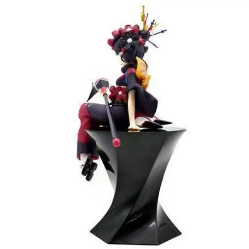 14Cm Fate/grand Order Anime Figuur Katsushika Hokusai Handheld Borstel Zithouding Pvc Actiefiguren Model Desktop Ornament