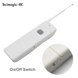 Large Button With Power Switch 1/2/4 Button Long Distance Wireless 433mhz Remote Control Transmitter Learning Type SMG-033B