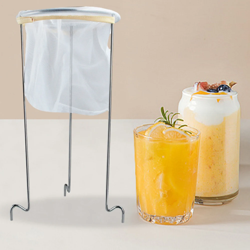 

Household Jelly Strainer Stand Reusable Jam Strainer Sieve Stand Kit Versatile for Jellies Conserves Fruit Soups
