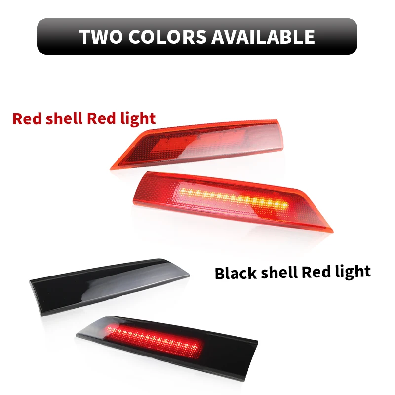 2 قطعة LED عالية جبل مصابيح الفرامل الثالثة إضافية الذيل وقف تحذير أضواء Canbus لفورد ترانزيت مخصص 2016-up اكسسوارات السيارات