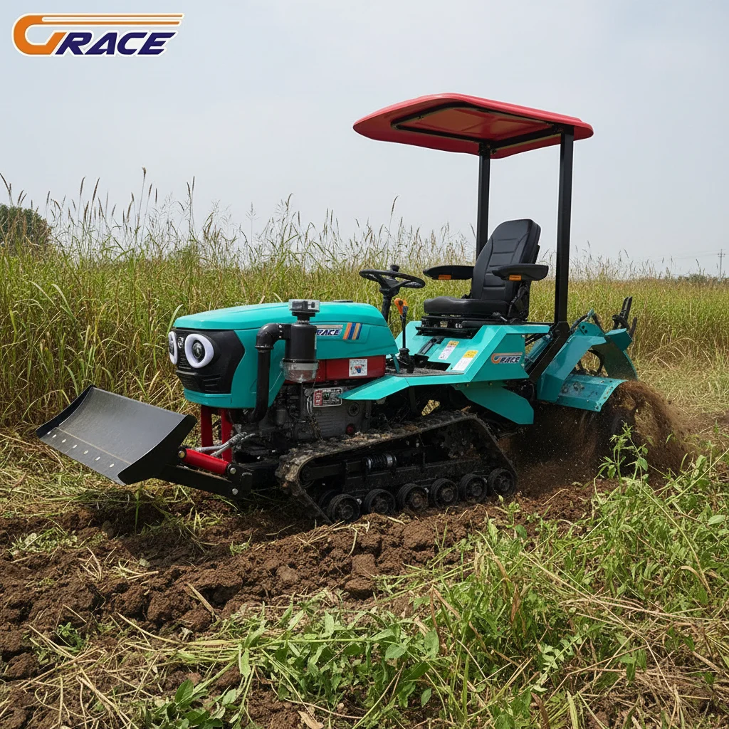 

Customize Versatile Agricultural Tractor With Attachments For Plowing And Harvesting