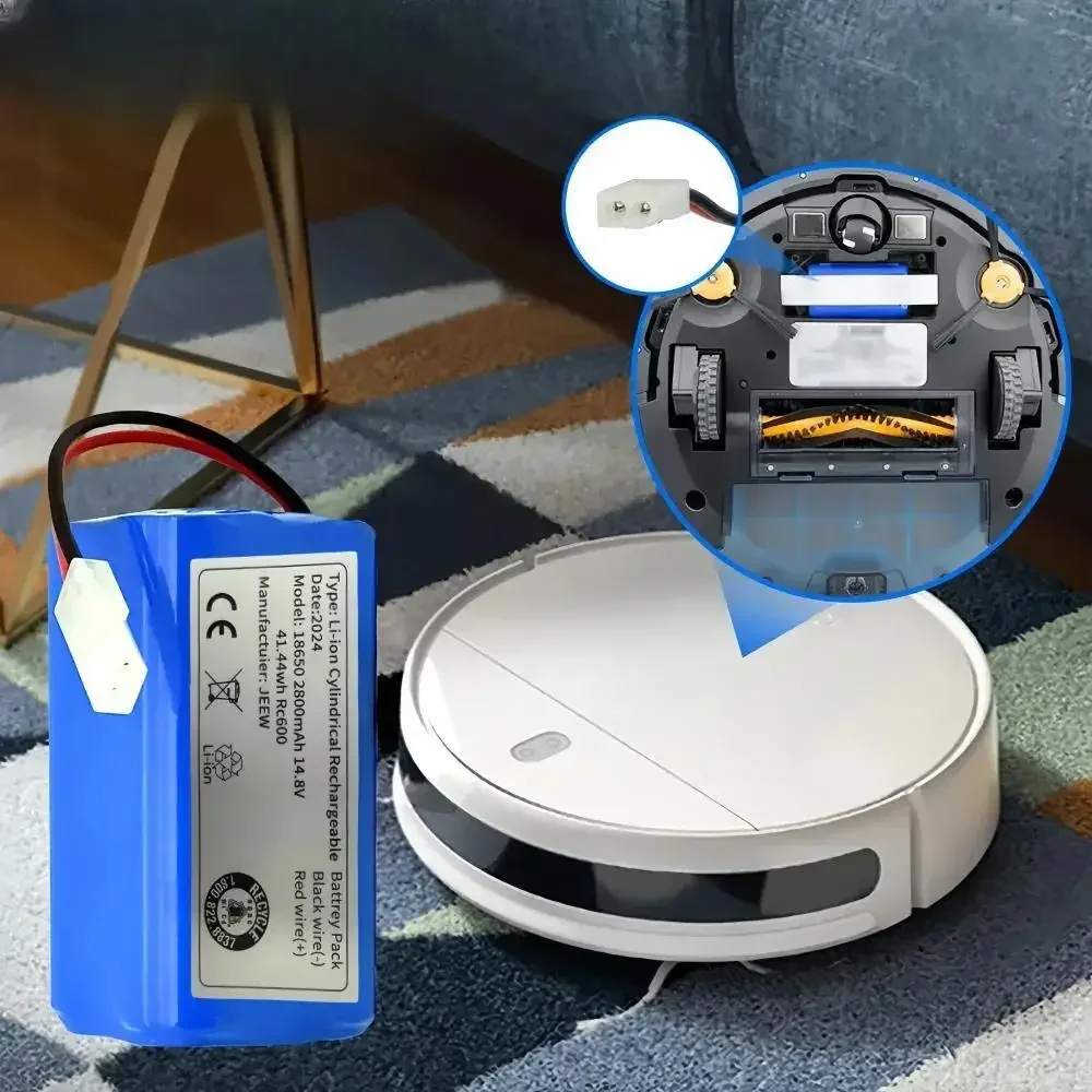 14.8V Lithium Battery SuitableFor Xiaomi Robot Vacuum MOP Essential MJSTG1, Rowenta,Tefal Explorer Series 20,Mijia G1