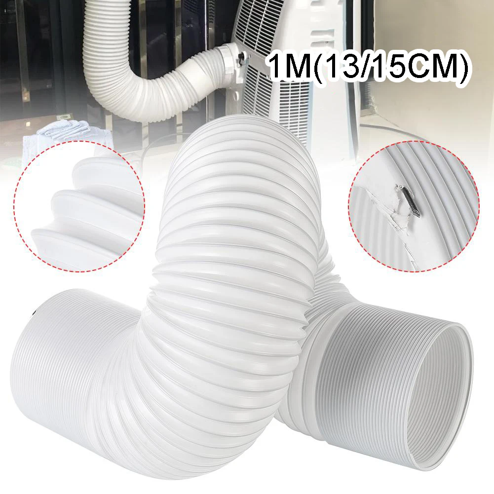 13/15cm Air Conditioner Exhaust Pipe  Extra Long Duct Extension Exhaust Hose Parts For Air Conditioner, Workshop, Car Exhaust