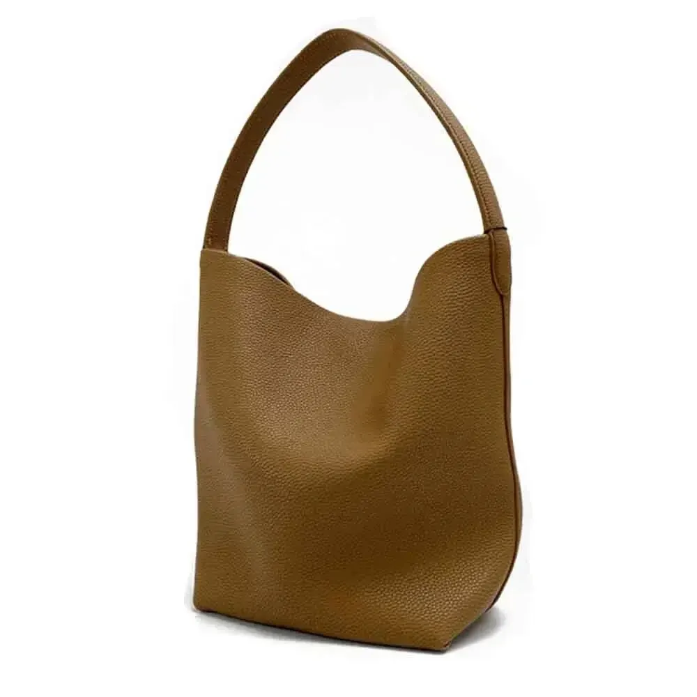 Borsa Tote da donna in stile minimalista borsa da viaggio in vera pelle di lusso Fashion Lady Big Bucket borse da viaggio in vera pelle di mucca