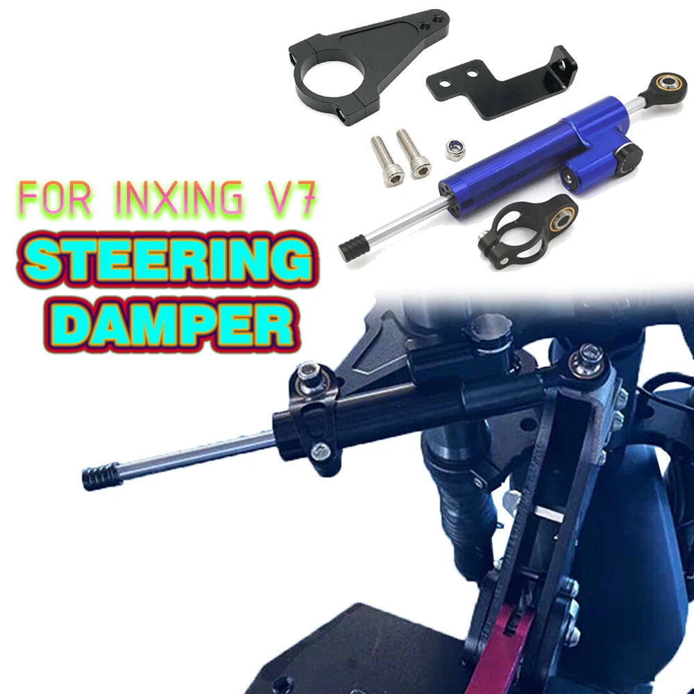 

Directional Steering Damper with Bracket kit For Inxing V7 Electric Scooter Accessories Increase High Speed Stability Safety