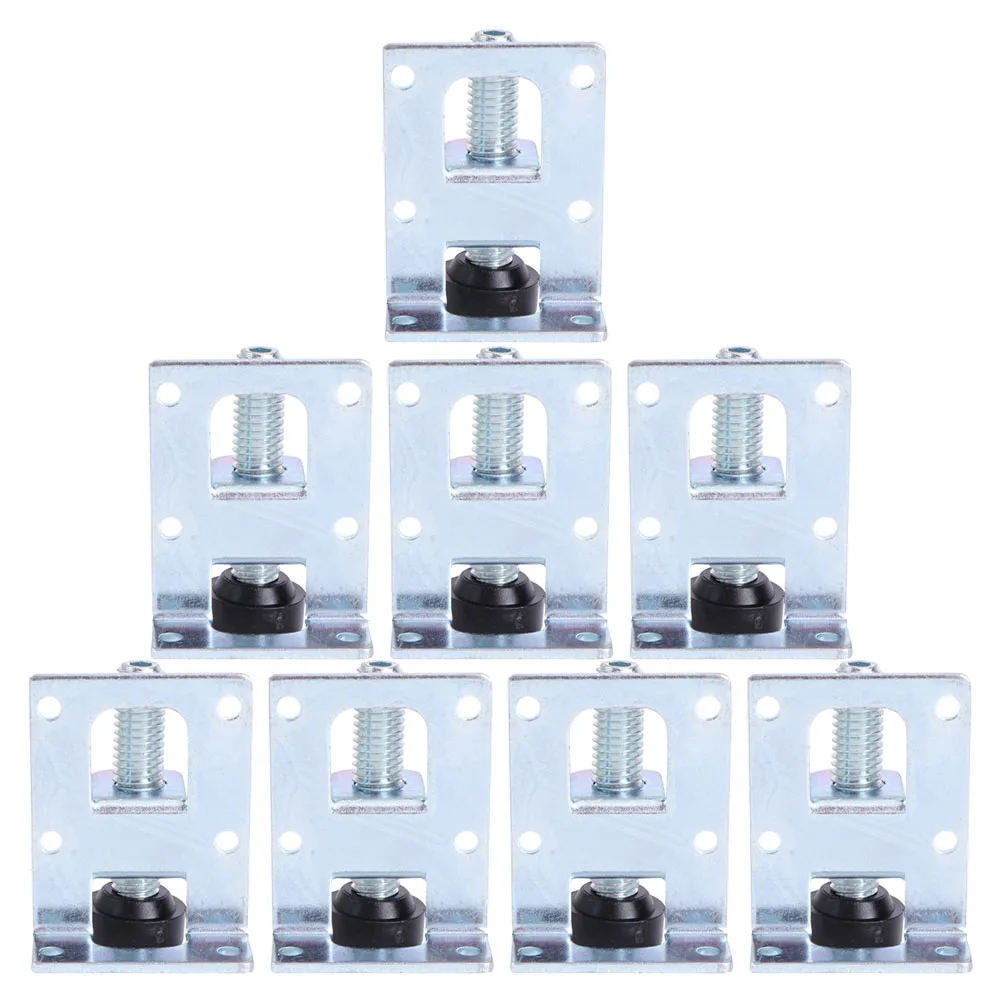 

8Pcs Heavy Duty Adjustable Metal Furniture Leveling Feet Steel Legs for Cabinets Tables Workbench Basement Furniture Leveler