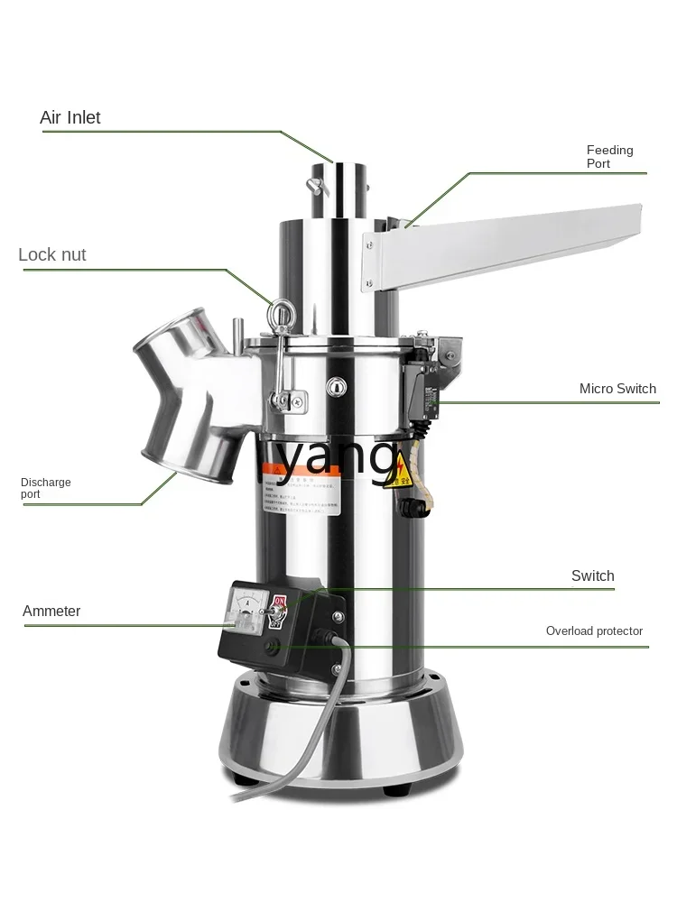 CX Chinese Herbal Medicine Powder Machine Ultra-Fine Grinding Machine Flow Style Crushing and Crushing Pseudo-Ginseng Mill