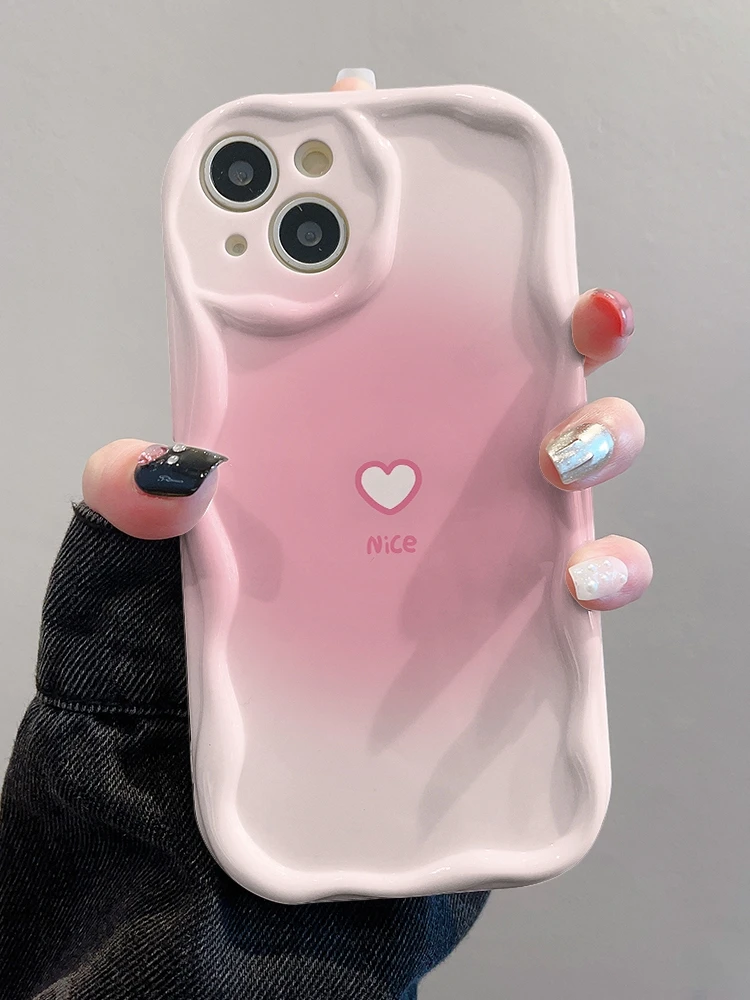 Love Blue Phone Cases For OPPO A17 A16  A53 A32 A33 A57 5G A15 A3S A5S  A54 A31 A9 A5 2020 A55 A74 A95 4G A96 A52 A72 A92