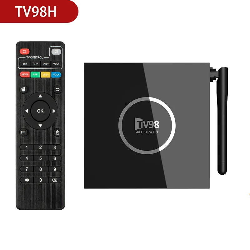 TV98H Android 12.1 TV Box Allwinner H313 Quad Core 2GB 16GB 2.4G 5.0G  WIFI UHD 4K Media Player Set Top Box