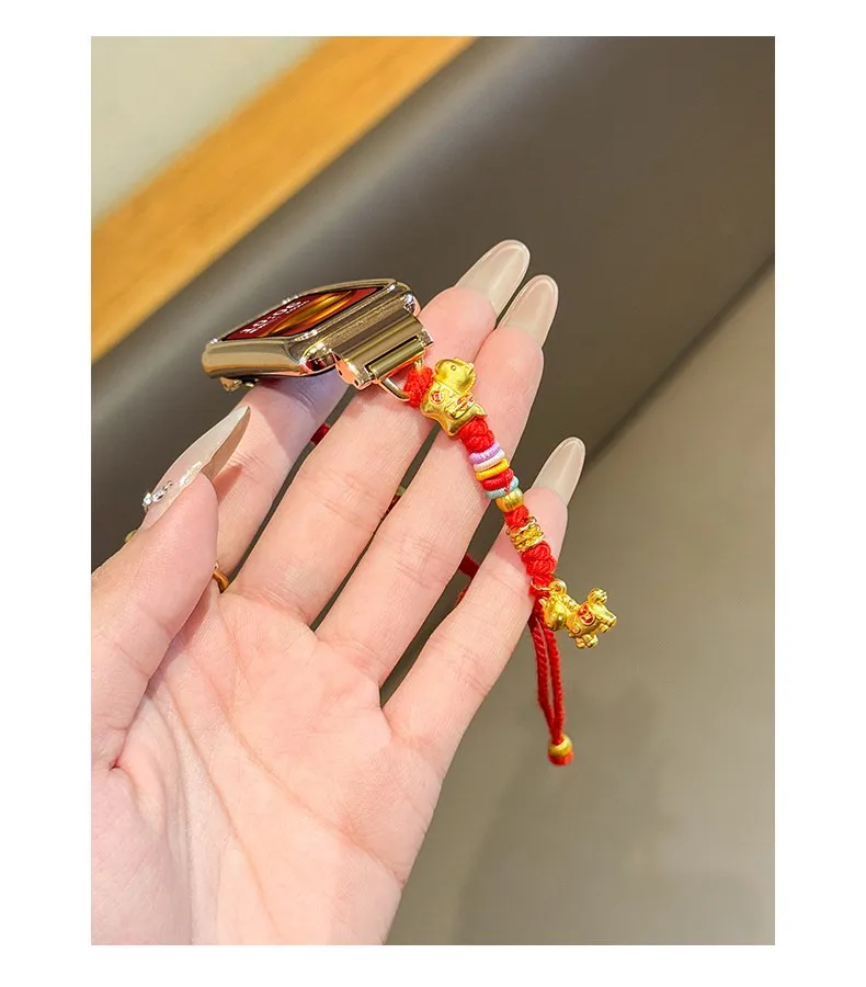 

Joyful Pony Braided Strap Suitable for HW Watch Fit3/Fit4 Straps and HW Band 8/9/10NFC Handmade Straps