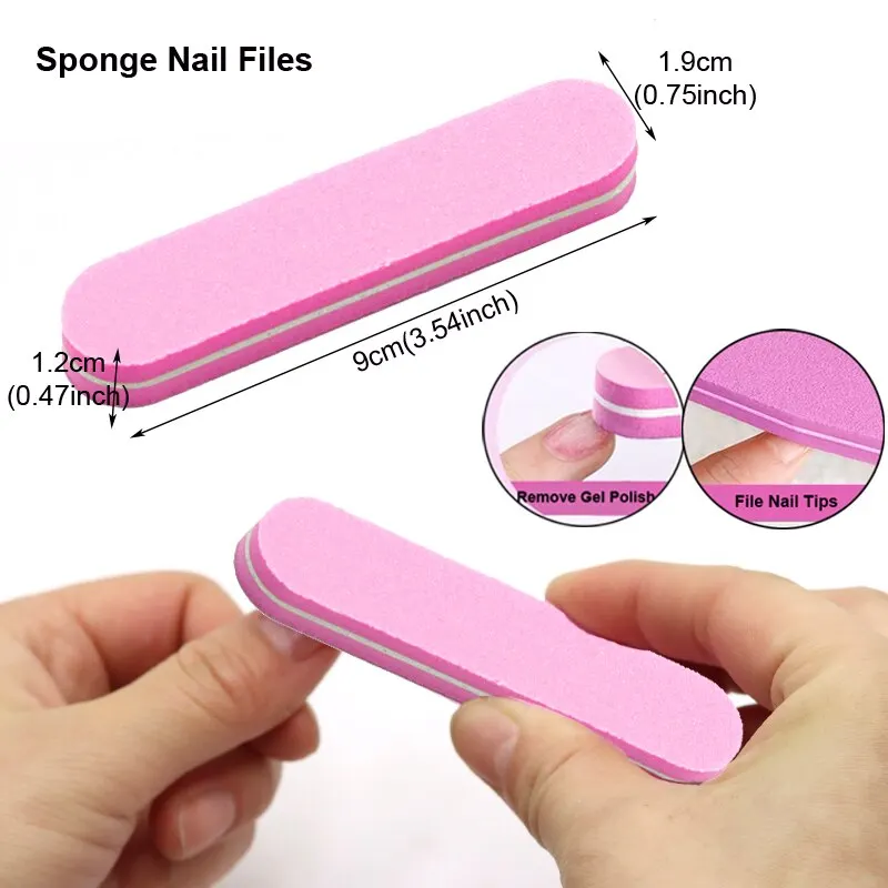 100 pezzi mini lucidatura levigatura lime blocco pedicure manicure cura nail art buffer smalto manicure pedicure lima per unghie strumenti