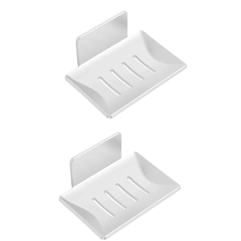 

Настенная мыльница из космического алюминия, однослойная, сверхпрочная, без сверления, легко устанавливается, экономит мыло для душа