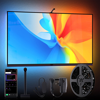 TV LED Backlight With Camera Ambient Strip Light Immersion TV SYNC backlingt Light For 55-65 Inch Tv Pc Tape Screen Led Rgb