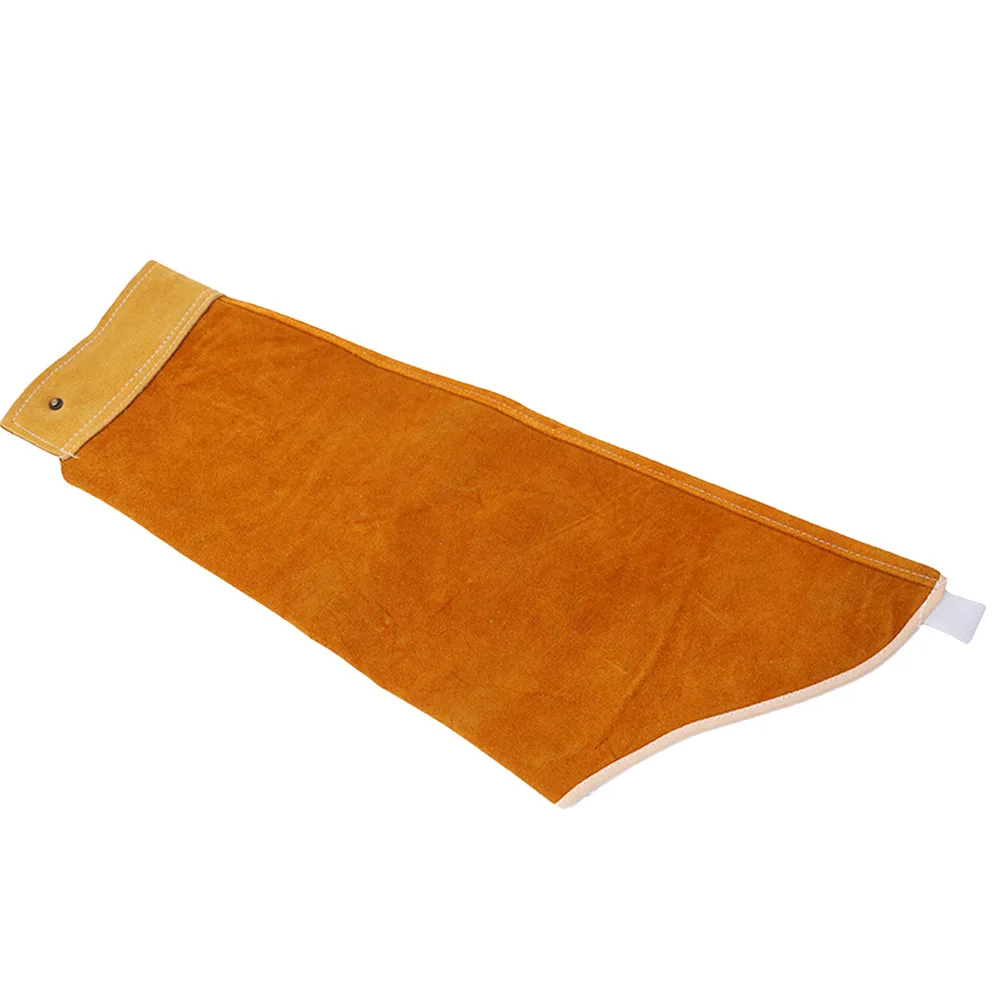 

1 Pair Leather Welding Work Sleeves Welding Protector Heat Flame Resistant Spark-proof Protection Sleeve Heat Resistant ﻿