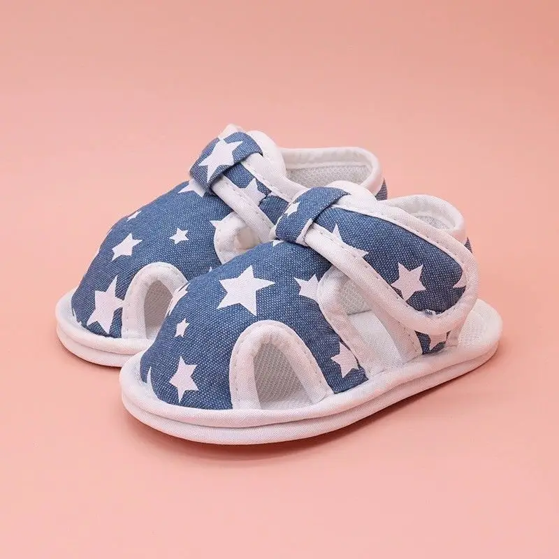 

Baby Learning to Walk Sandals Soft Sole Breathable Spring Summer New Korean Cute Style 0-12 Months