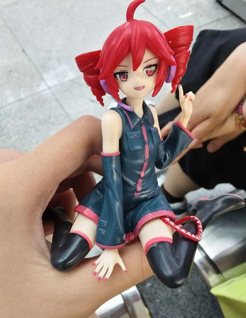 New Product In Stock Anime Heavy Miku Sitting Posture Figurine Model Desktop Decoration Holiday Surprise Gift For Friends image 4