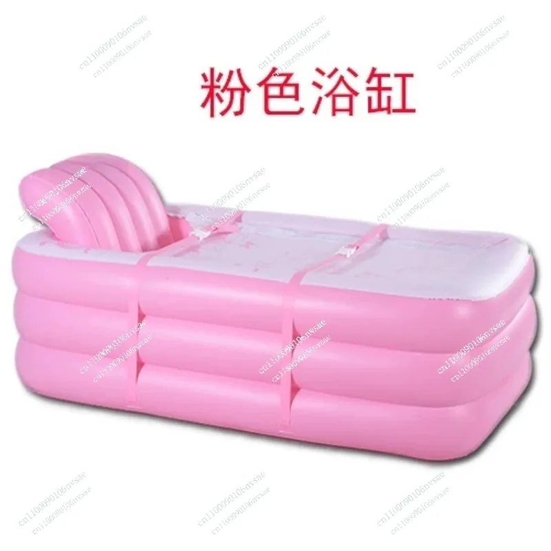 Household medicated bath tub Clear large water saving Adult inflatable bathtub Bath tub Foldable bath tub