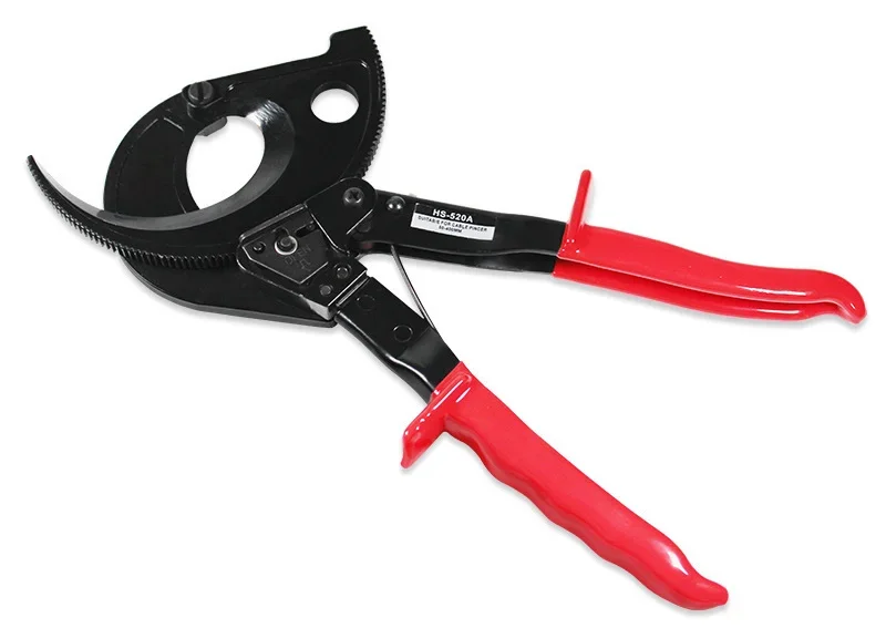 

HS-520A Ratchet Cable Scissors Manual Mechanical Cable Scissors Insulated Gear Breakers