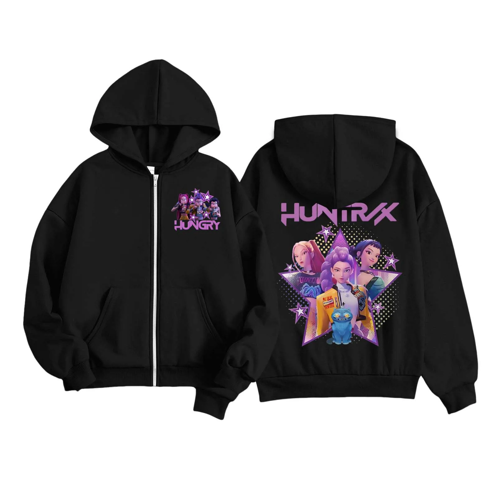 

Kpop Demon Hunters Kids Jackets Hoodie For Girls Meet Me At The Ocean Cute Graphic Sweatshirts Kids Clothes With Pockets 2025