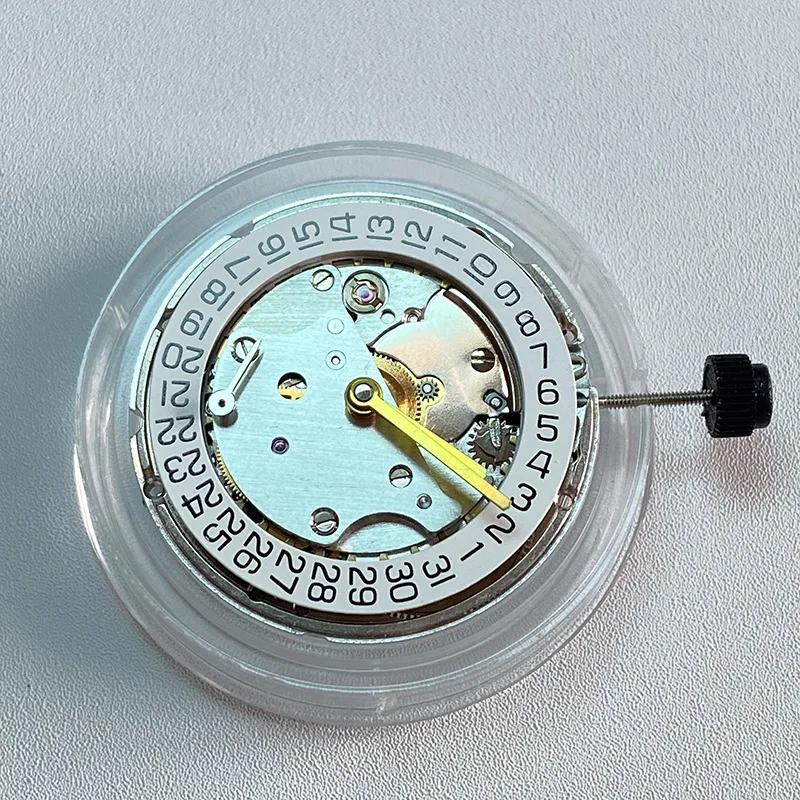 

Movement 3009 movement, nine o'clock with small second hand, single calendar, with fish scale pattern frequency on the back