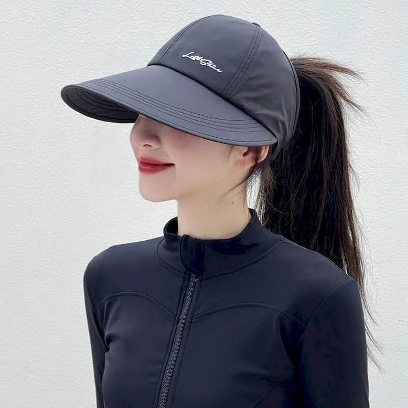 

Baseball Caps Adjustable Big brim Sun Protection Quick Dry Sunscreen Hats parachute Hip Hop Golf Hats Women's hats