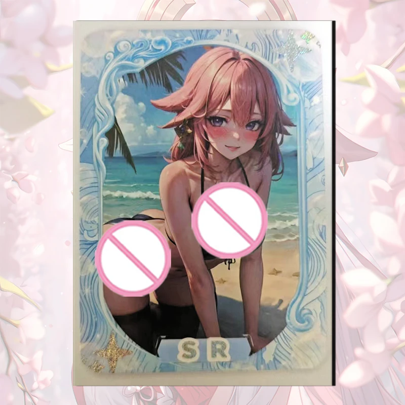 Goddess Story ACG Sexy Girl SR card Yae Miko Kamado Nezuko Kanroji Mitsuri Raiden Shogun Nilou boy Toy collection Birthday gifts