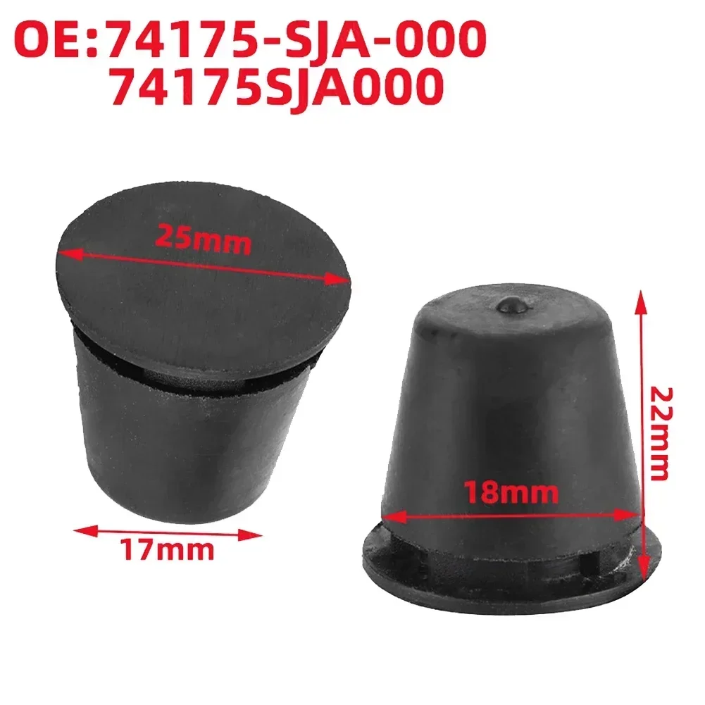 2Pc New Hood Rubber Bumper Cushion For HONDA CIVIC 06-15 For CITY 09-14 For CRV 2024 Hot Sale Brand New And High Quality