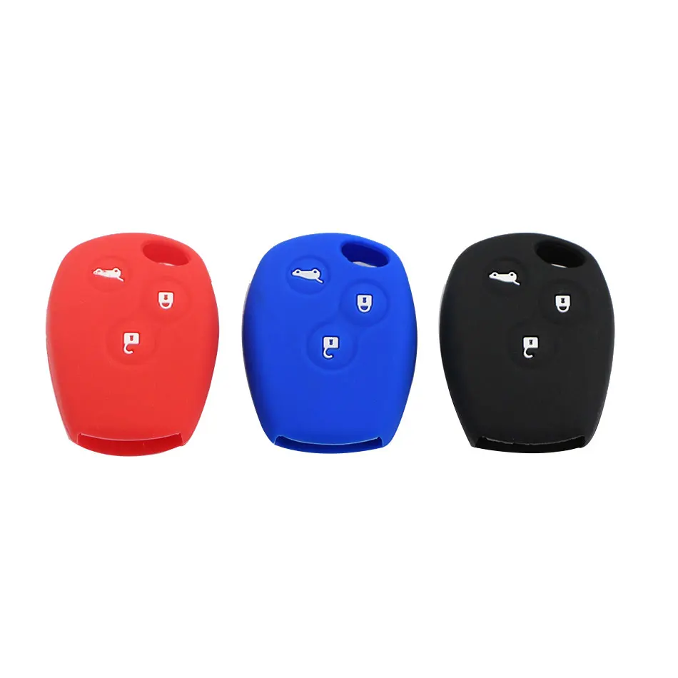 Silicone Car Key Cover for Renault Clio Scenic Megane Duster Sandero Captur Key Case Cover