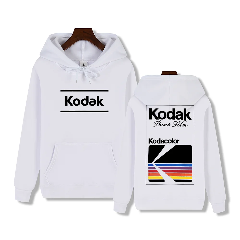 

Новая осенне-зимняя свободная мужская толстовка в стиле ретро от Kodak, свободная толстовка в уличном стиле с принтом в стиле хип-хоп Y2K.