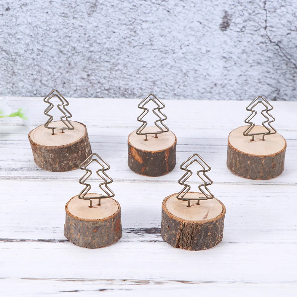 12 шт. зажимы из коры дерева с деревянной основой