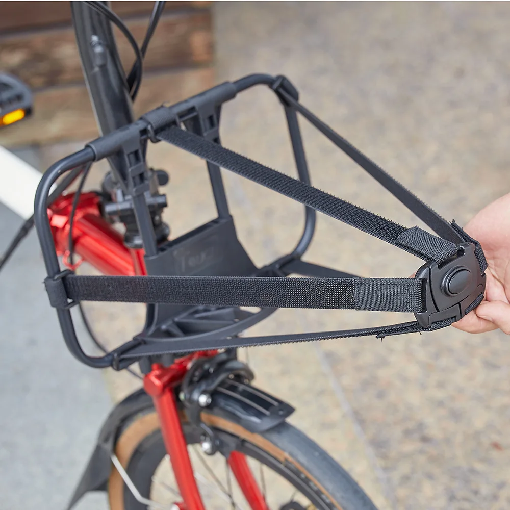 TOUCH Folding Bicycle Alloy Front Rack Adjustable Folding Bicycle Front Luggage Shelf Bracket Outdoor Cycling Equipment