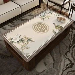 Chinese tablecloth Classical Chinese style living room household waterproof oil -proof tea -free tea table