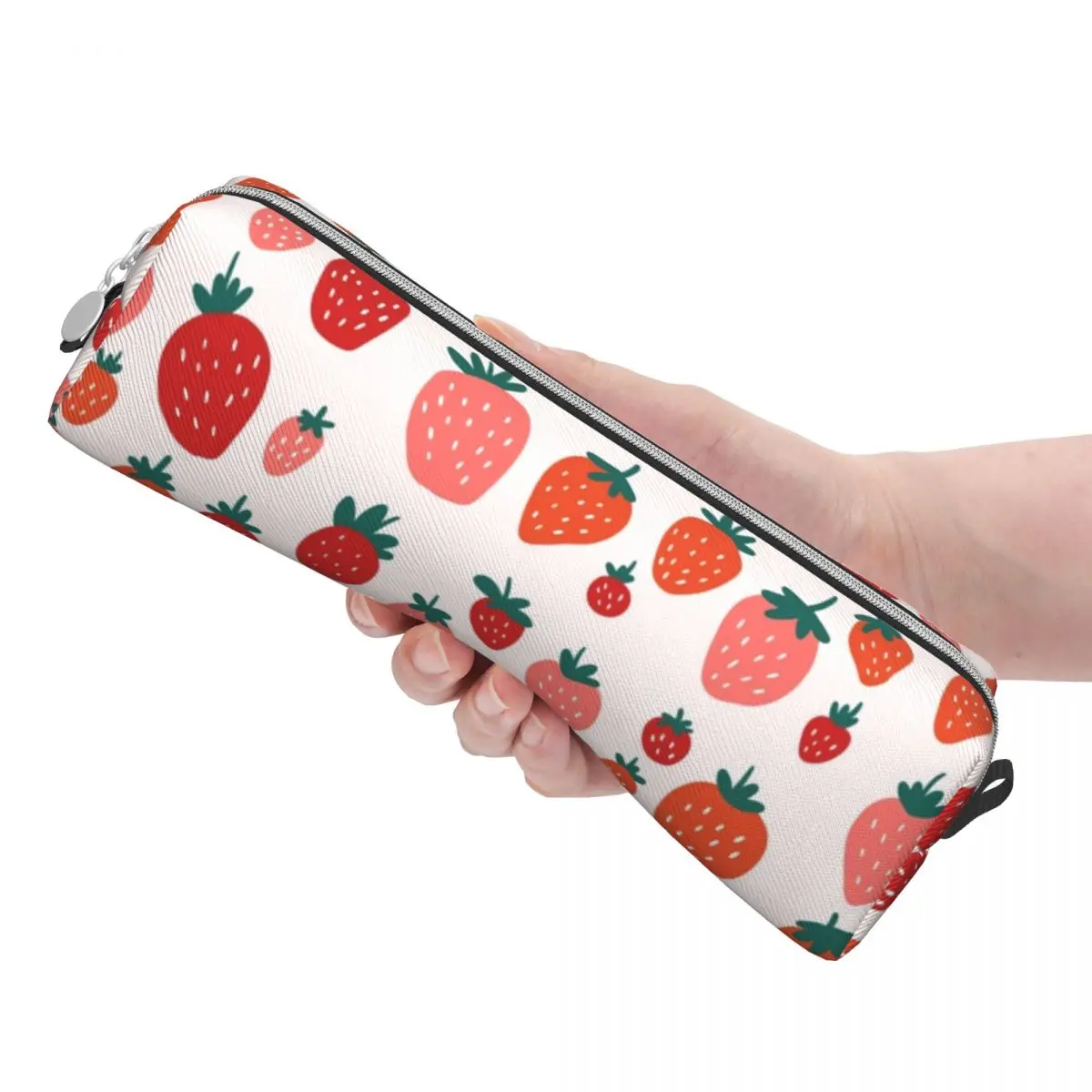 Klassische Erdbeer liebhaber kawaii Feder mäppchen niedliche Frucht stifte tuis Stift box für Schüler taschen Schul bedarf Reiß verschluss Briefpapier