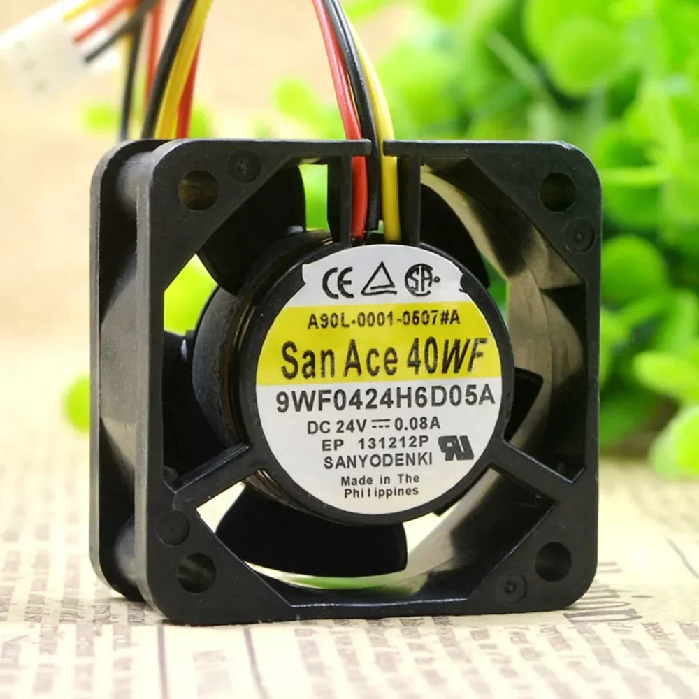 

+New for Sanyo 9WF0424H6D05A 24V 0.08A dedicated fan 4CM 40*40*20MM