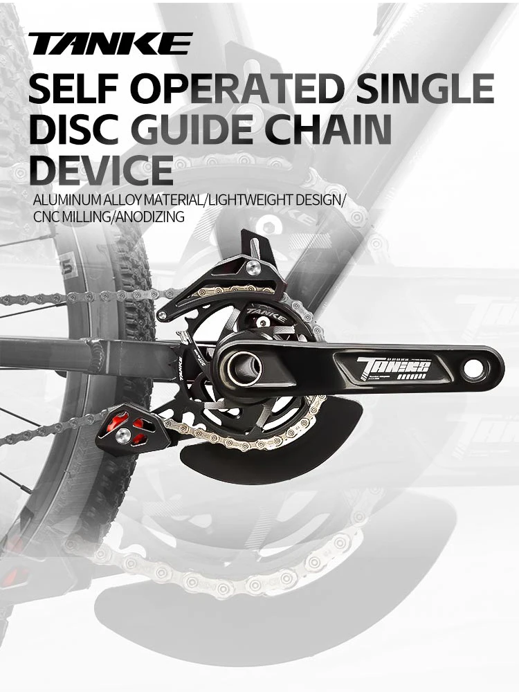 AliExpress TANKE Bicycle Chain Guide ISCG 03/05 BB Mount MTB Single Chainring 32-38T 1x Bike System Chainwheel Bash Protector Plate aluminu