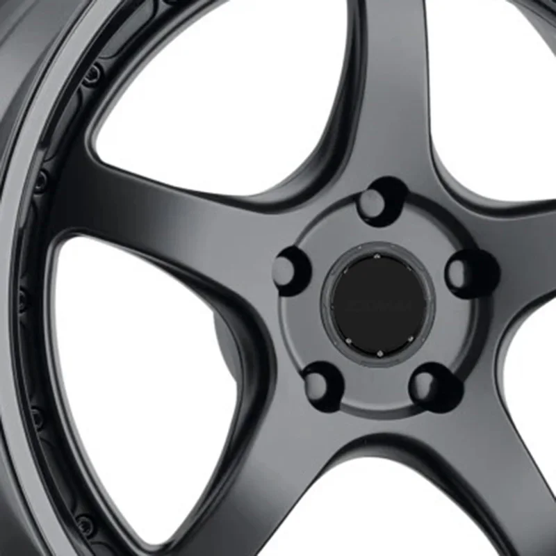 Racing Car Wheels 2 Piece 18 19 20 21 22 Inch 5x120 5x112 Full Black 5 Star Forged Alloy Wheels Rim For RX7W205,W213,W166,X156,