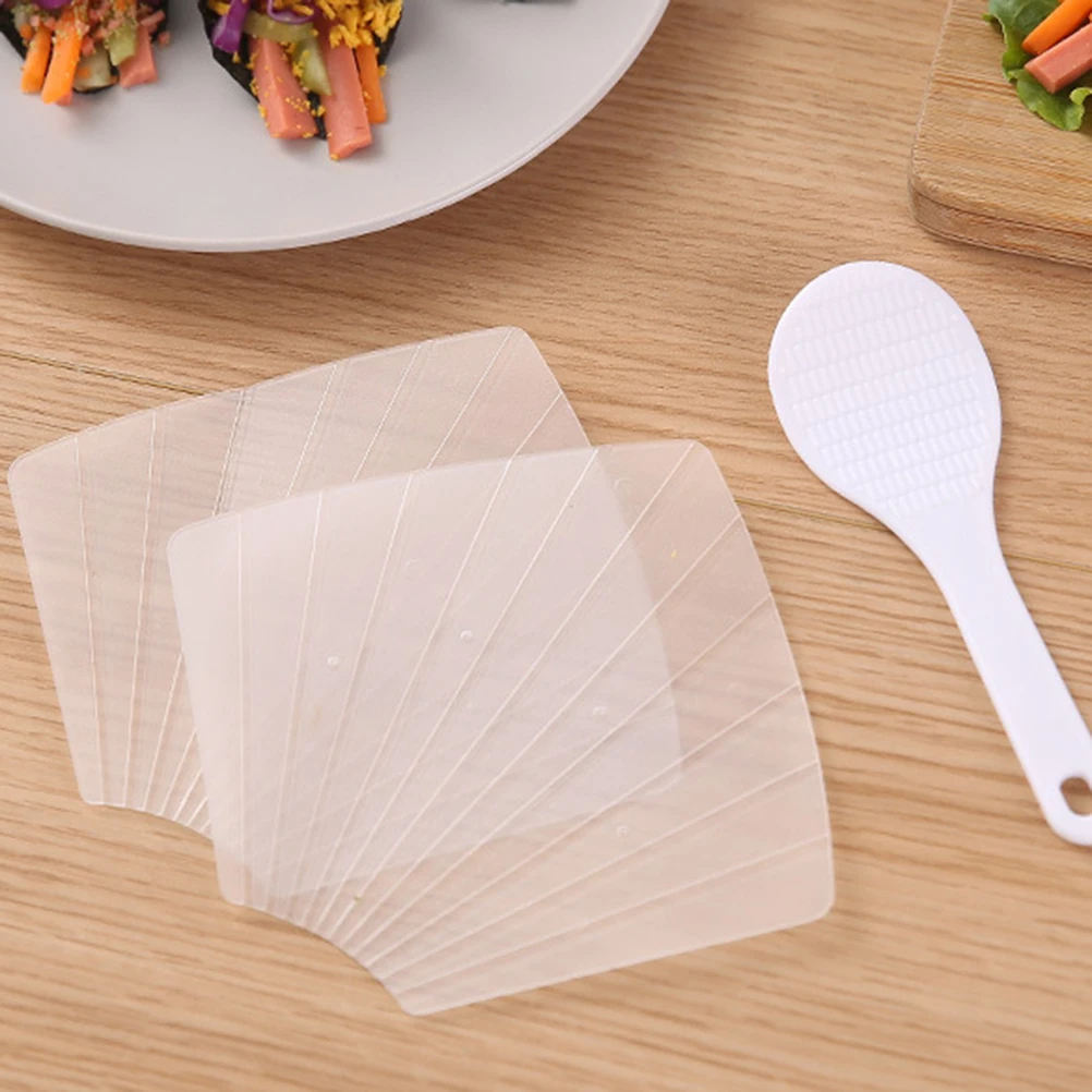 

3 pieces/set of mould diy manufacturer sushi rice ball manufacturer sushi with paddle tool two rolls of hand sushi mould