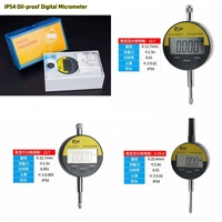 IP54 Oil-proof Digital Micrometer 0.01mm 0.001mm Electronic Metric/Inch 0-12.7mm/0.5\