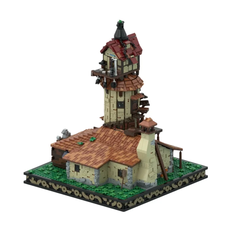 

Hateno Ancient Tech Lab MOC Building Blocks Zelda Sheikah Tech Lab Model, DIY Assembly Bricks for Game Fans Collection & Display