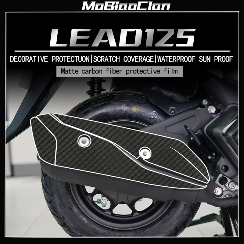 For Honda LEAD125 lead 125 2022 3D carbon fiber protective stickers body decoration stickers anti wear modification accessories