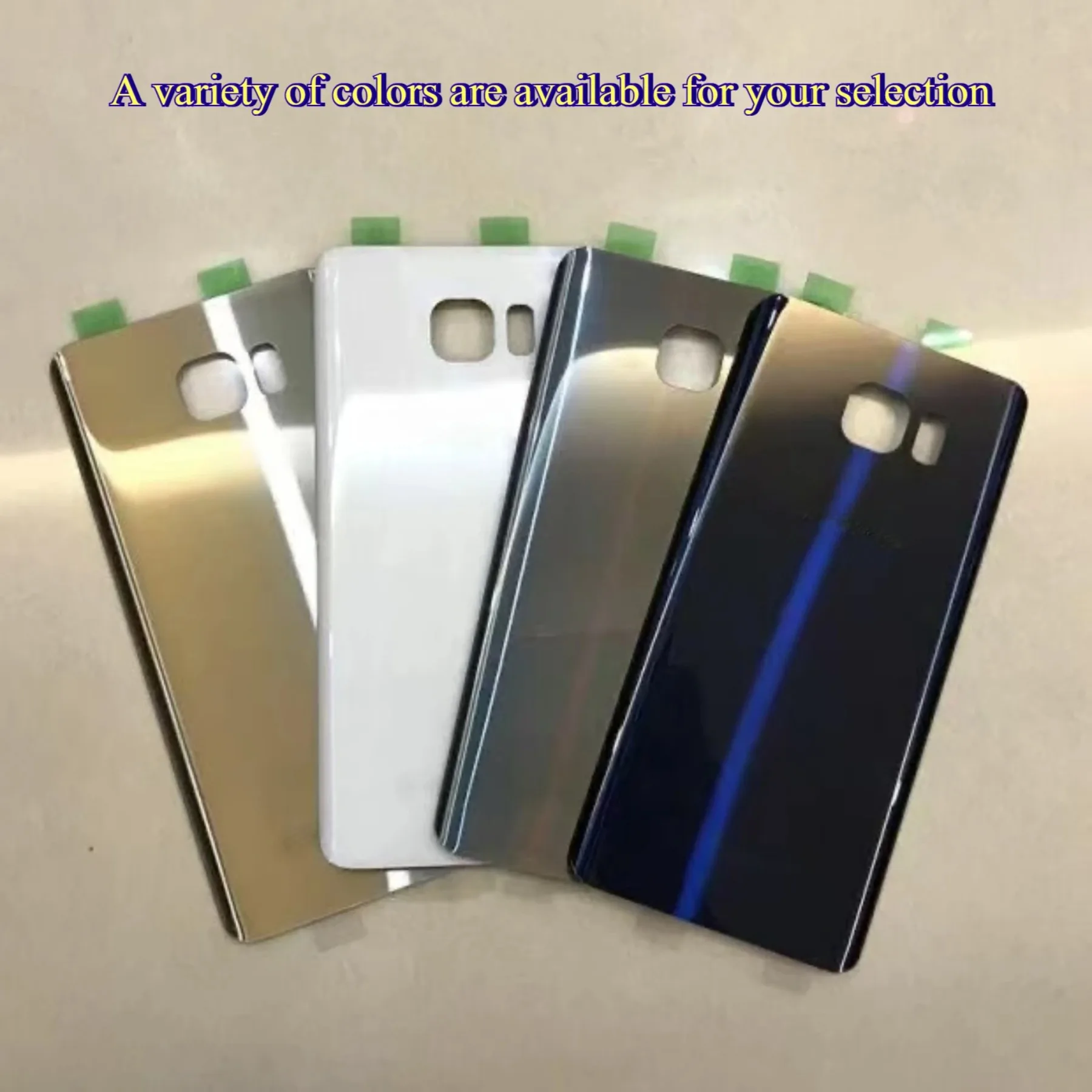 Note5 Back Glass Kit, Waterproof Tape, Pry Tools & Installation Guide, No Logo Replacement