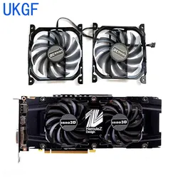 CF-12915S Video Card Fan For INNO3D GeForce GTX 1070 1070Ti 1080 1080Ti P104-100 Twin X2 Replacement Graphics Card GPU Fan