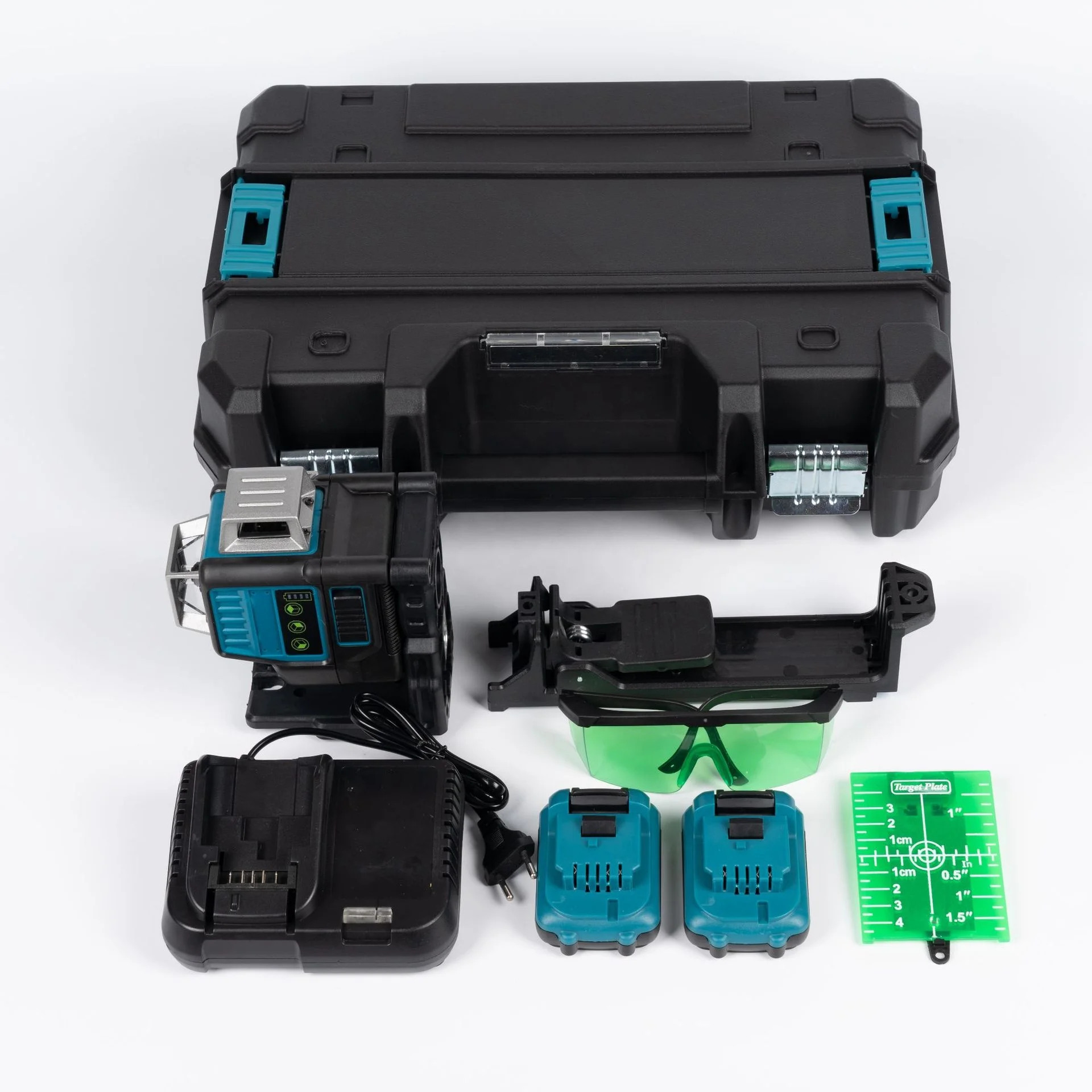 Rotary  Level 4D 12 Lines 360 Self-Leveling Niveau  Green Beam Industrial Grade Professional Lithium Battery Power