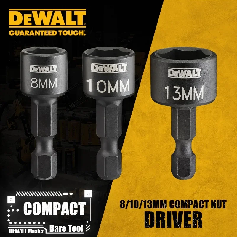 DEWALT N597434/DT7462 N597284/DT7463 Compact Nut 8/10/13MM Driver Power Tool Accessories