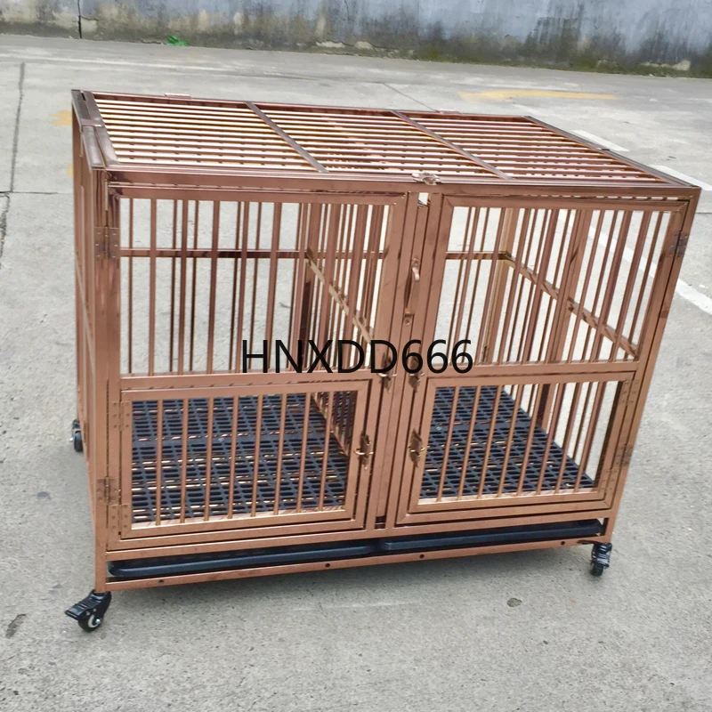 

Single Layer Single Door Transport Cage Dog Collapsible Dog Cage Pet Outdoor Kennel