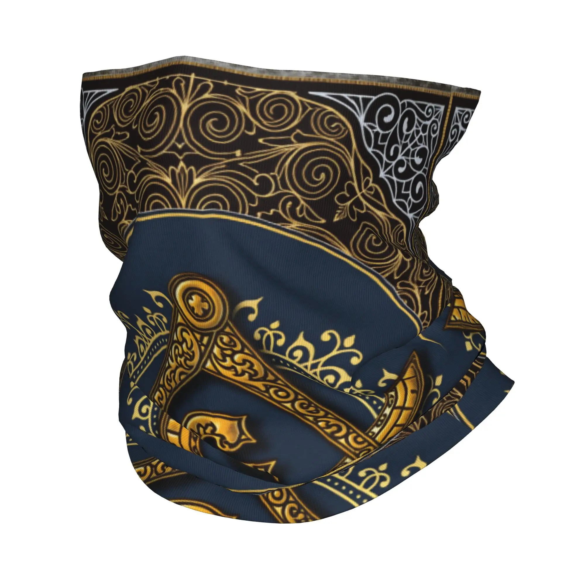 Outdoor Sports Balaclava Freemason Masonic Square And Compass Bicycle Mask Neck Cover  Face Cover Mask Dustproof Scarf Bandana