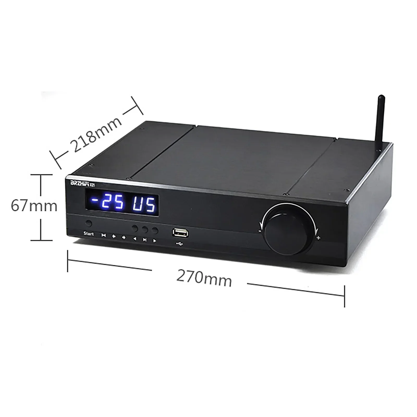 AMXEKR Fever 2,1-канальный усилитель высокой мощности U-диск HD Bluetooth LDAC Цифровое декодирование Воспроизведение без потерь